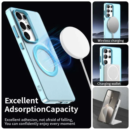 Калъф за Samsung Galaxy S25 Ultra - CandyCase MagSafe - син
