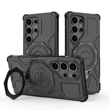 Калъф за Samsung Galaxy S25 Ultra - Carbon Shield PRO - Черен