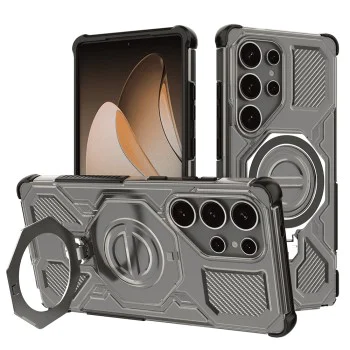 Калъф за Samsung Galaxy S25 Ultra - Carbon Shield PRO - Smoke Black