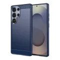 Калъф за Samsung Galaxy S25 Ultra - Carbon Silicone - Blue