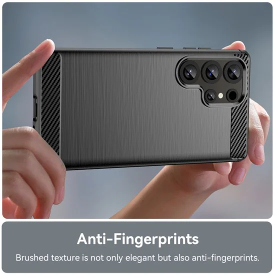 Калъф за Samsung Galaxy S25 Ultra - Carbon Silicone - Blue