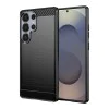 Калъф за Samsung Galaxy S25 Ultra - Carbon Silicone - Черен