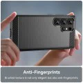Калъф за Samsung Galaxy S25 Ultra - Carbon Silicone - Черен