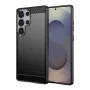 Калъф за Samsung Galaxy S25 Ultra - Carbon Silicone - Черен