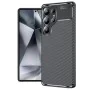 Калъф за Samsung Galaxy S25 Ultra - CarbonFiber - Черен