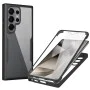 Калъф за Samsung Galaxy S25 Ultra - ColorVerse 360 ​​Series + Скрийн протектор - черен