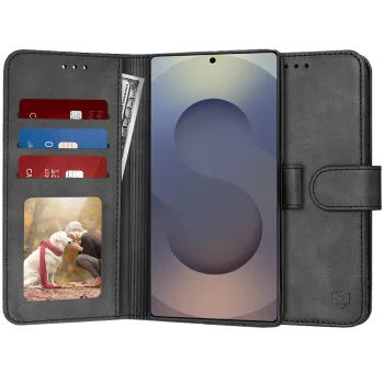 Калъф за Samsung Galaxy S25 Ultra - Дневник - Черен