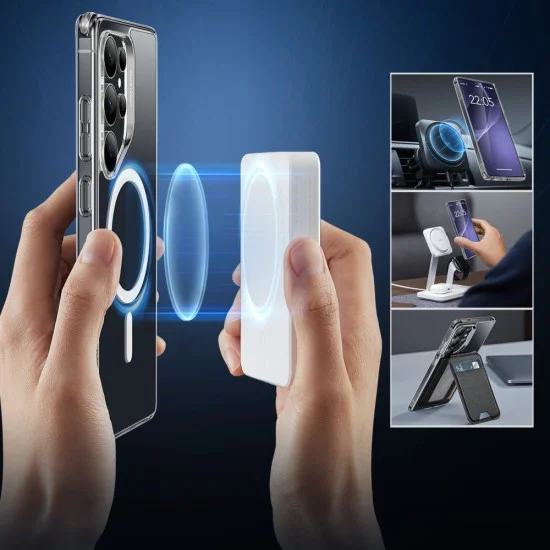 Калъф за Samsung Galaxy S25 Ultra - ESR - Classic Hybrid HaloLock - Clear