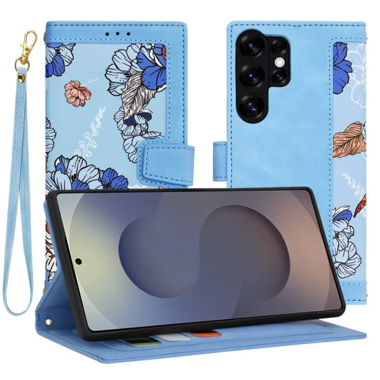 Калъф за Samsung Galaxy S25 Ultra - FlipCraft - Vibrant Blue