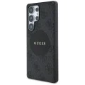 Калъф за Samsung Galaxy S25 Ultra - Guess - 4G Circle Classic Logo MagSafe (GUHMS25LP4PGRSGK) - Черен