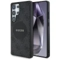 Калъф за Samsung Galaxy S25 Ultra - Guess - 4G Circle Classic Logo MagSafe (GUHMS25LP4PGRSGK) - Черен