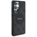 Калъф за Samsung Galaxy S25 Ultra - Guess - 4G Circle Classic Logo MagSafe (GUHMS25LP4PGRSGK) - Черен