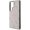 Калъф за Samsung Galaxy S25 Ultra - Guess - 4G Circle Classic Logo MagSafe (GUHMS25LP4PGRSGP) - Розов