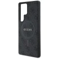 Калъф за Samsung Galaxy S25 Ultra - Guess - 4G Ring Classic Logo MagSafe (GUHMS25LG4GFRK) - Черен