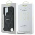 Калъф за Samsung Galaxy S25 Ultra - Guess - 4G Ring Classic Logo MagSafe (GUHMS25LG4GFRK) - Черен