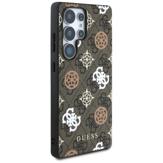 Калъф за Samsung Galaxy S25 Ultra - Guess - Hardcase 4G Peony (GUHMS25LP4PWPW) - Кафяв