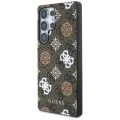 Калъф за Samsung Galaxy S25 Ultra - Guess - Hardcase 4G Peony (GUHMS25LP4PWPW) - Кафяв