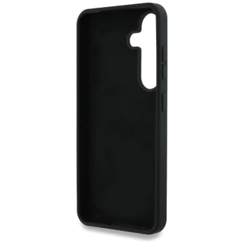 Калъф за Samsung Galaxy S25 Ultra - Guess - Силиконов 4G Big Metal Logo (GUHCS25LS4SMDK) - Черен