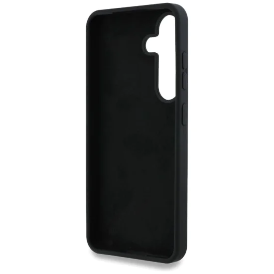 Калъф за Samsung Galaxy S25 Ultra - Guess - Силиконов 4G Big Metal Logo (GUHCS25LS4SMDK) - Черен