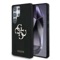 Калъф за Samsung Galaxy S25 Ultra - Guess - Силиконов 4G Big Metal Logo (GUHCS25LS4SMDK) - Черен