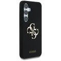 Калъф за Samsung Galaxy S25 Ultra - Guess - Силиконов 4G Big Metal Logo (GUHCS25LS4SMDK) - Черен