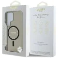 Калъф за Samsung Galaxy S25 Ultra - Guess - IML Glitter Circle MagSafe (GUHMS25LHFGEREK) - Черен