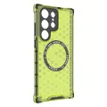 Калъф за Samsung Galaxy S25 Ultra - HoneyComb Shield MagSafe - Зелен