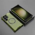Калъф за Samsung Galaxy S25 Ultra - HoneyComb Shield MagSafe - Зелен