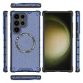 Калъф за Samsung Galaxy S25 Ultra - HoneyComb Shield MagSafe - син