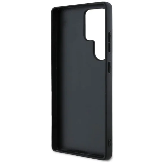 Калъф за Samsung Galaxy S25 Ultra - Karl Lagerfeld - Hardcase Monogram Leather (KLHCS25LPGKLKIPK) - Karl Head Pin