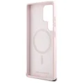 Калъф за Samsung Galaxy S25 Ultra - Karl Lagerfeld - Silicone Double Heads (KLHMS25LSKCHTCP) - Розов