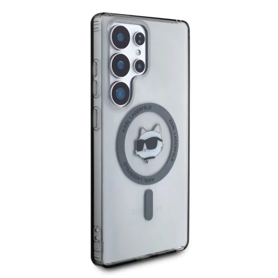 Калъф за Samsung Galaxy S25 Ultra - Karl Lagerfeld - IML MagSafe (KLHMS25LHLSCHK) - Choupette`s Head