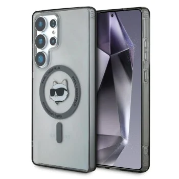 Калъф за Samsung Galaxy S25 Ultra - Karl Lagerfeld - IML MagSafe (KLHMS25LHLSCHK) - Choupette`s Head