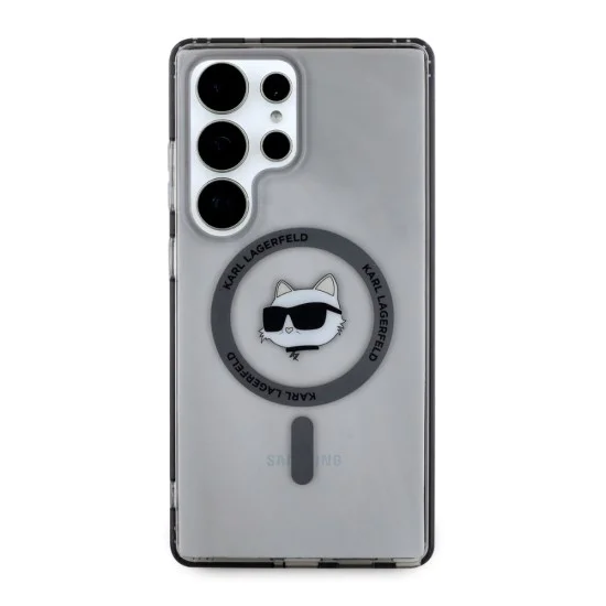 Калъф за Samsung Galaxy S25 Ultra - Karl Lagerfeld - IML MagSafe (KLHMS25LHLSCHK) - Choupette`s Head