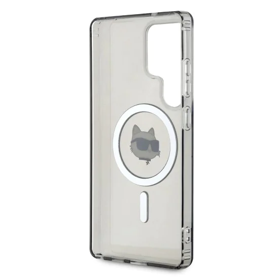 Калъф за Samsung Galaxy S25 Ultra - Karl Lagerfeld - IML MagSafe (KLHMS25LHLSCHK) - Choupette`s Head