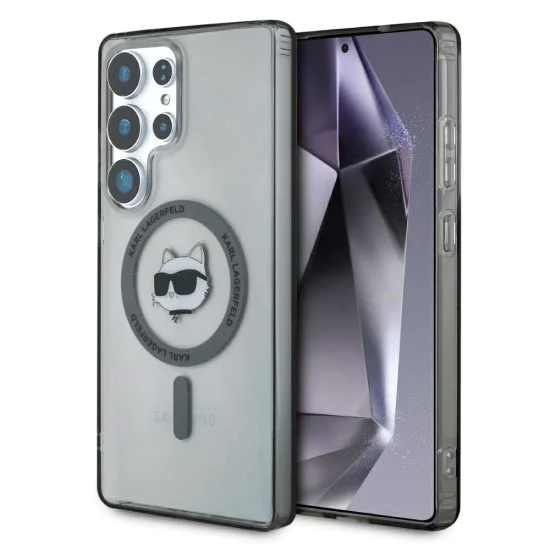 Калъф за Samsung Galaxy S25 Ultra - Karl Lagerfeld - IML MagSafe (KLHMS25LHLSCHK) - Choupette`s Head