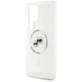 Калъф за Samsung Galaxy S25 Ultra - Karl Lagerfeld - IML MagSafe (KLHMS25LHLSKCH) - Metal Karl&Choupette Head