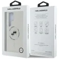 Калъф за Samsung Galaxy S25 Ultra - Karl Lagerfeld - IML MagSafe (KLHMS25LHLSKCH) - Metal Karl&Choupette Head