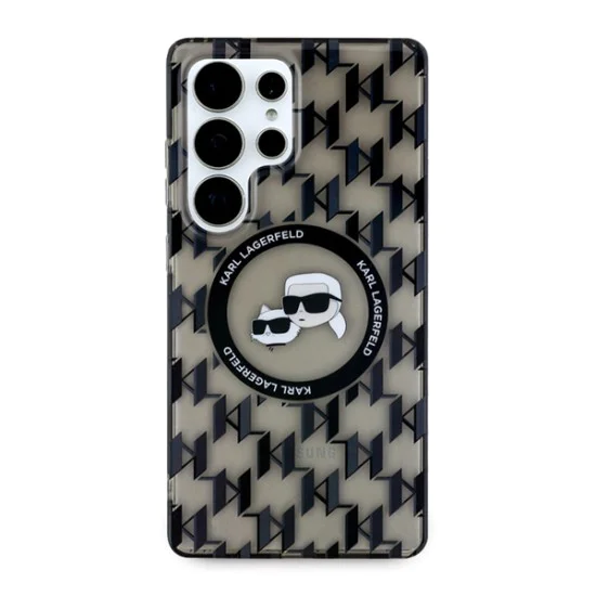 Калъф за Samsung Galaxy S25 Ultra - Karl Lagerfeld - IML Monogram MagSafe (KLHMS25LHMCKMHK) - Karl&Choupette Head