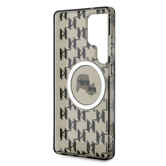 Калъф за Samsung Galaxy S25 Ultra - Karl Lagerfeld - IML Monogram MagSafe (KLHMS25LHMCKMHK) - Karl&Choupette Head