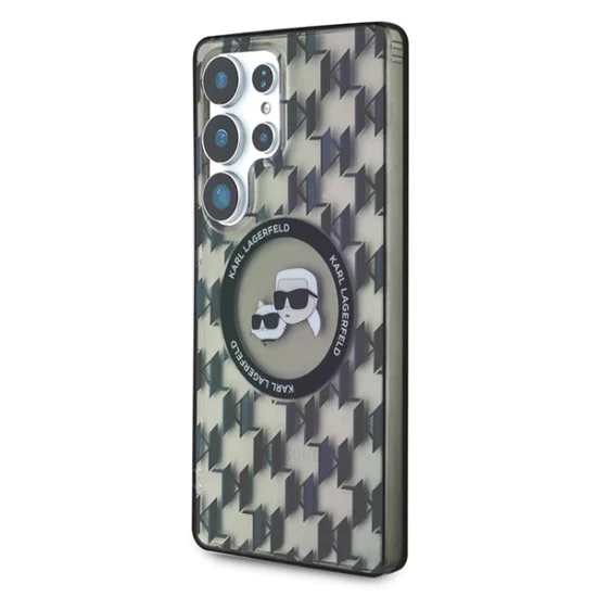 Калъф за Samsung Galaxy S25 Ultra - Karl Lagerfeld - IML Monogram MagSafe (KLHMS25LHMCKMHK) - Karl&Choupette Head