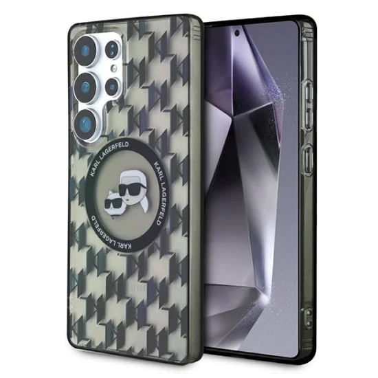 Калъф за Samsung Galaxy S25 Ultra - Karl Lagerfeld - IML Monogram MagSafe (KLHMS25LHMCKMHK) - Karl&Choupette Head