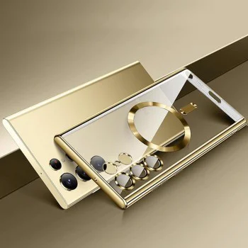 Калъф за Samsung Galaxy S25 Ultra - Luxury Crystal MagSafe - Deep Green