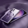 Калъф за Samsung Galaxy S25 Ultra - Luxury Crystal MagSafe - Светло лилав