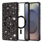 Калъф за Samsung Galaxy S25 Ultra - Luxury Glitter MagSafe - Черен