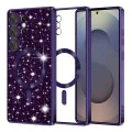 Калъф за Samsung Galaxy S25 Ultra - Luxury Glitter MagSafe - Deep Purple