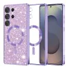 Калъф за Samsung Galaxy S25 Ultra - Luxury Glitter MagSafe - Светло лилав