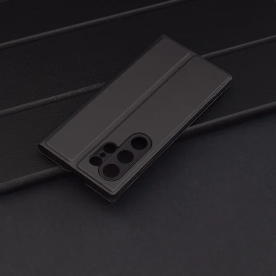 Калъф за Samsung Galaxy S25 Ultra - Magskin Book - Черен