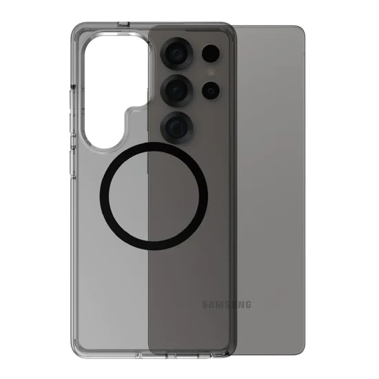 Калъф за Samsung Galaxy S25 Ultra - PanzerGlass® - CARE Flagship Urban Combat Black Qi Compatible - Smokey