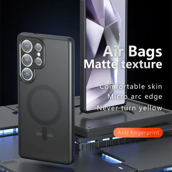 Калъф за Samsung Galaxy S25 Ultra - PureFrost MagSafe - Черен